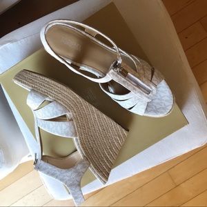 New Michael Kors Damita Wedge Sandal